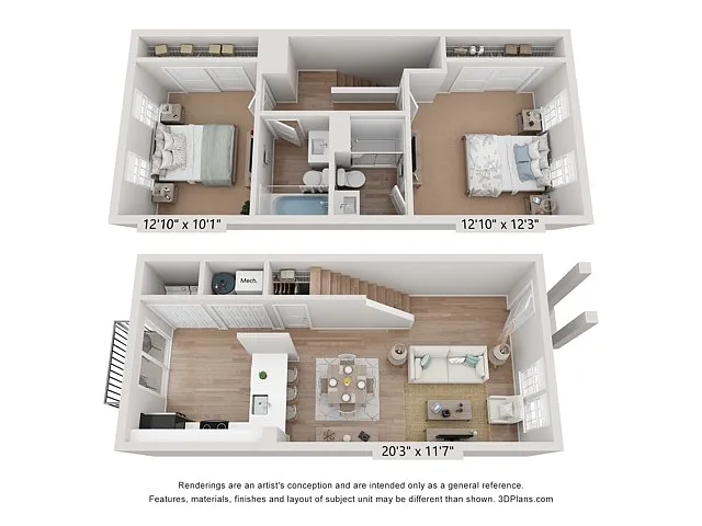 Floor plan Bentley Town - R