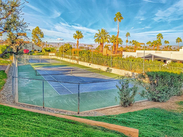 Tennis/pickleball courts just steps away