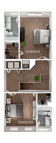Floor plan Davenport