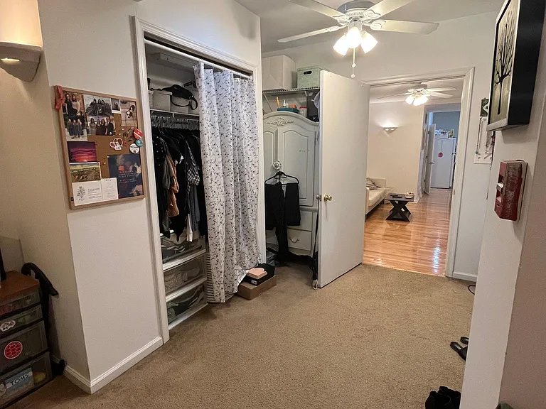 Bedroom 2, view into living room