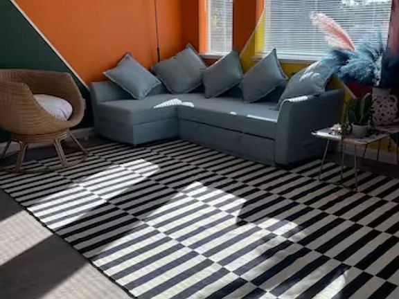 Spacious Modern Living. You'll surely love it! Giving you seamless access to your favorite Netflix, Hulu, & Disney+ shows, films and specials! *This is a shared space with other guests*