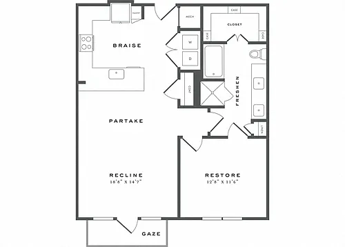 Floor plan A8