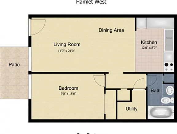 1 Bedroom Apartment 1 Bedroom Apartment