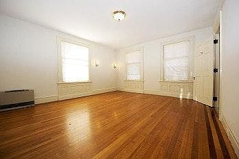Main room with hardwood floor