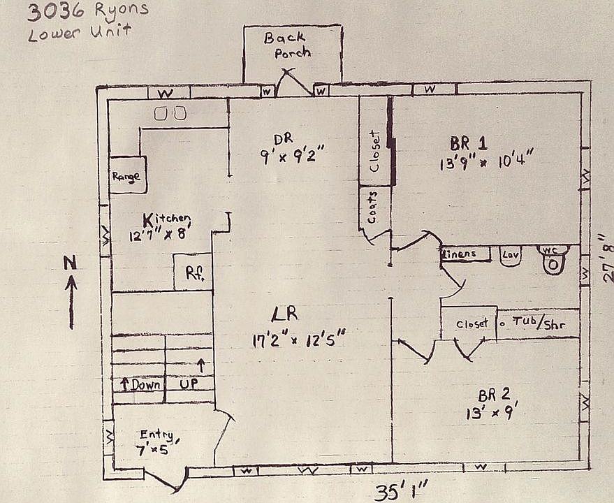 Lower unit floorplan