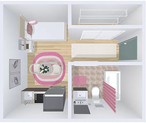 Floor plan studio 37