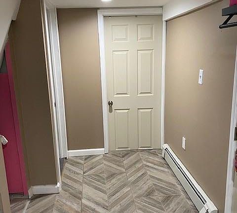 Small hallway to doorway to Room#3