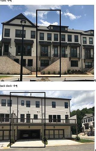 Front and Back in black rectangle