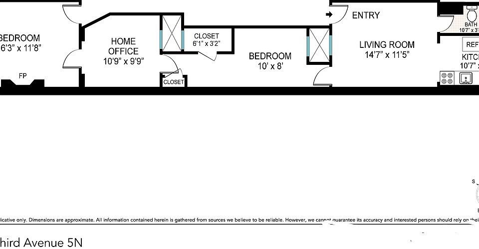 2nd image of 1664 3rd Ave APT 3N