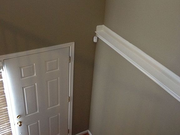 Front door - hardwood floor