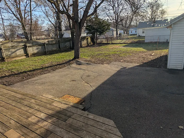 rear yard