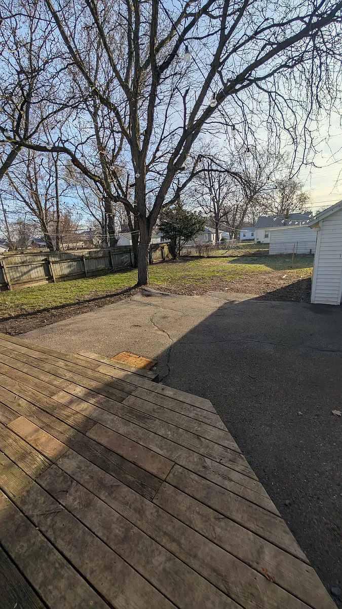 rear yard - 106 30th St N