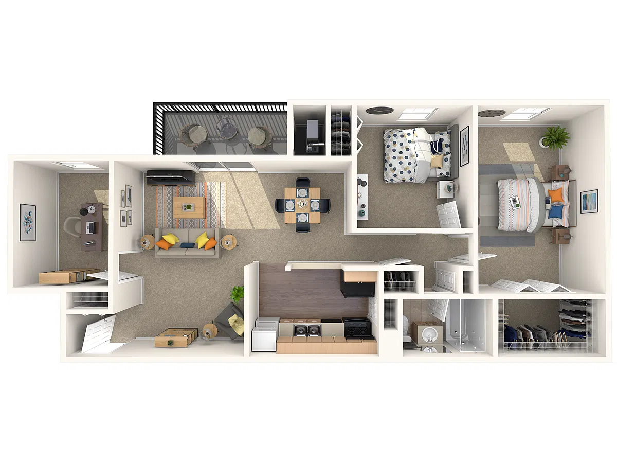 Floor plan Limestone With Den