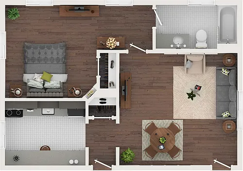 Floor plan Library Park I | A