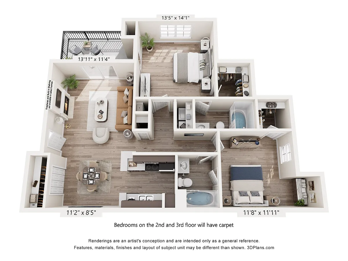 Floor plan The Mimosa