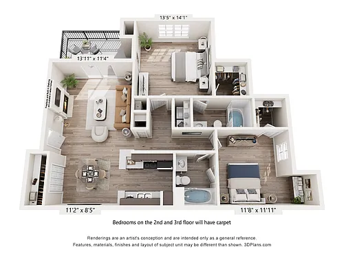 Floor plan The Mimosa