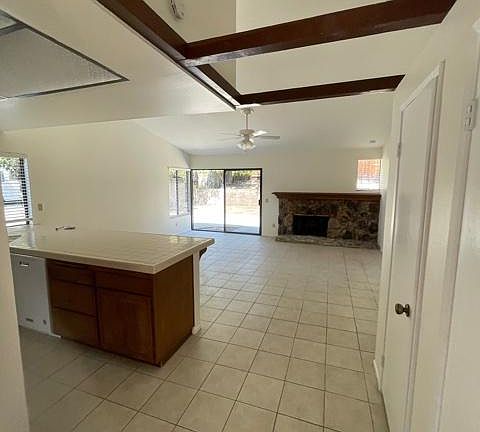 Entry into kitchen and family room