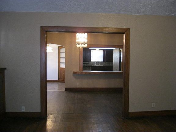 Across living room to dining