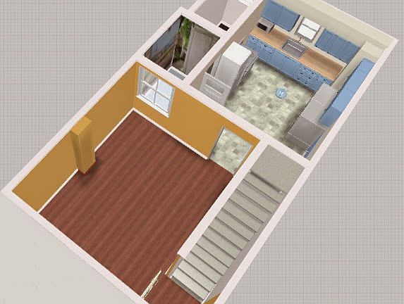 First floor layout.