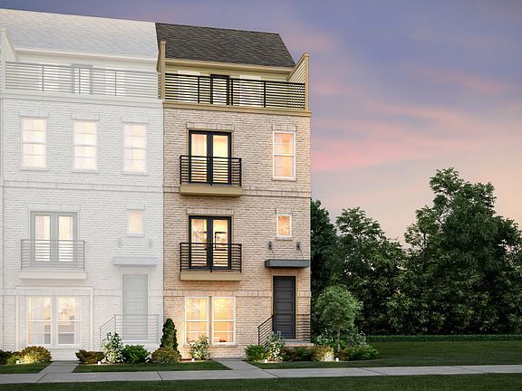 Teravista Exterior 35 features brick, 2 balconies and top floor terrace
