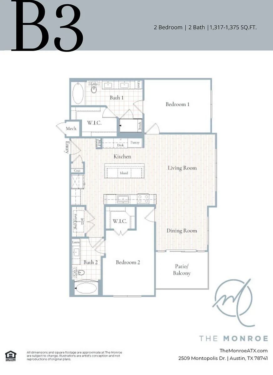 Floor plan B3