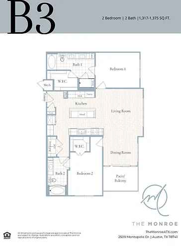 Floor plan B3