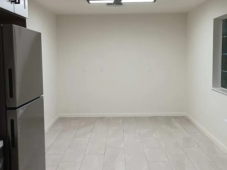 room next to kitchen /
room for bed with bi fold divider wall