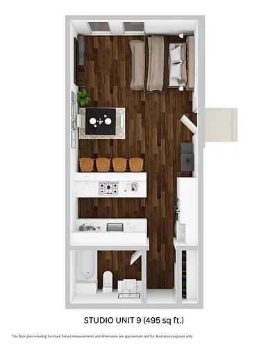 Floor plan Studio