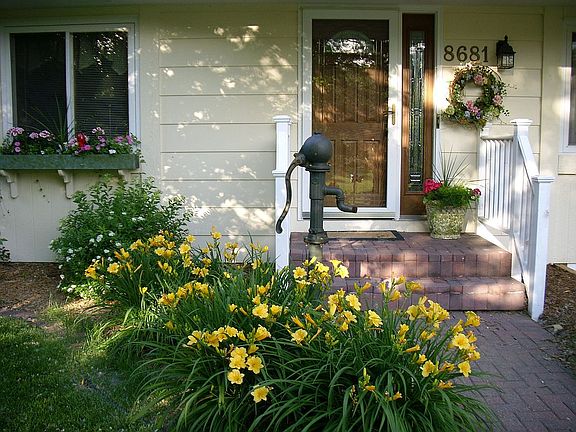 Perennials at the door