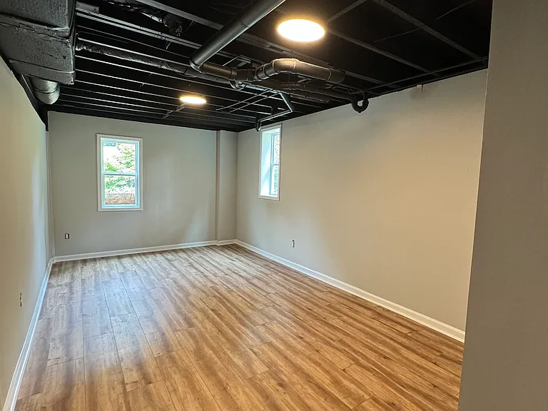 Basement bedroom
