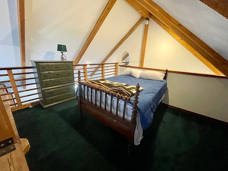 Loft above pool table in game room (bedroom 2)