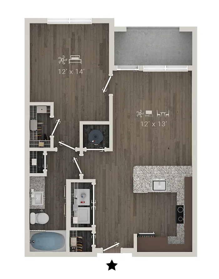 Floor plan A1