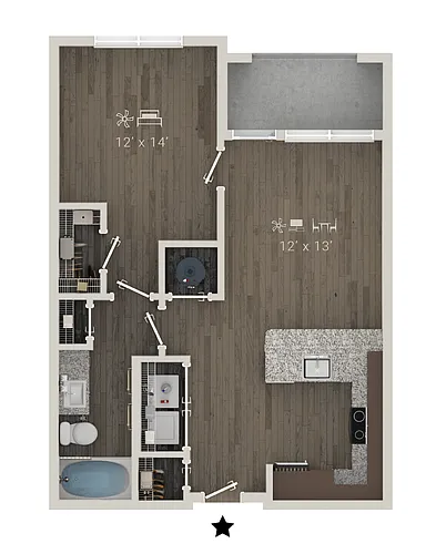 Floor plan A1