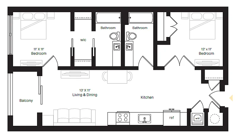 Floor plan B2 318 Collection