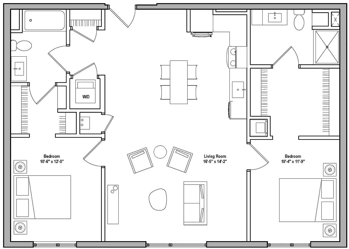 Floor plan B3