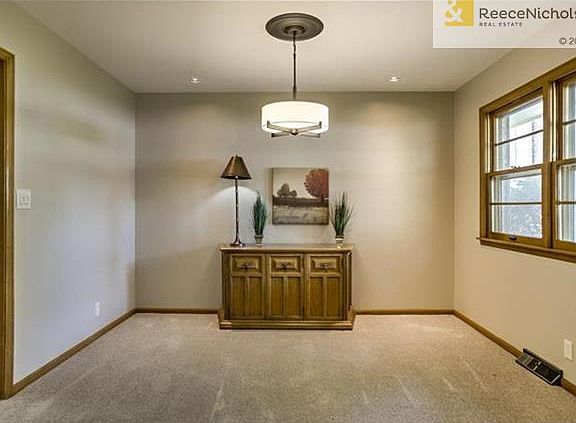 Formal dining area