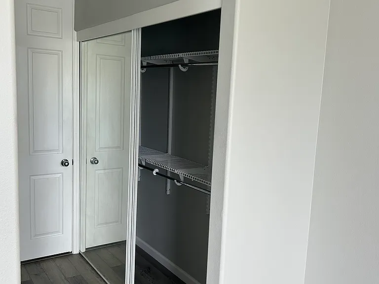 Master Entry hallway closet