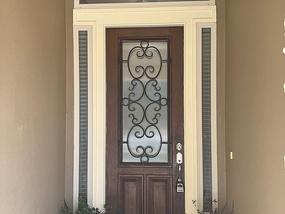 Cozy and welcoming front doorway