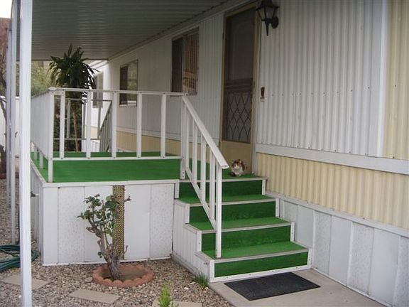 Front porch and door