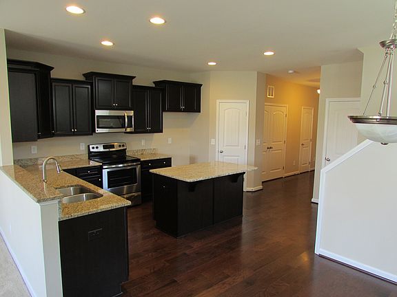 view of kitchen toward front door