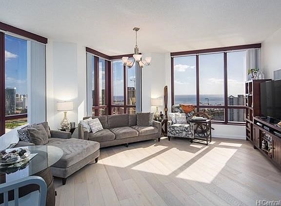 Large living area offers lots of room to spread out to watch your favorite movie or TV program