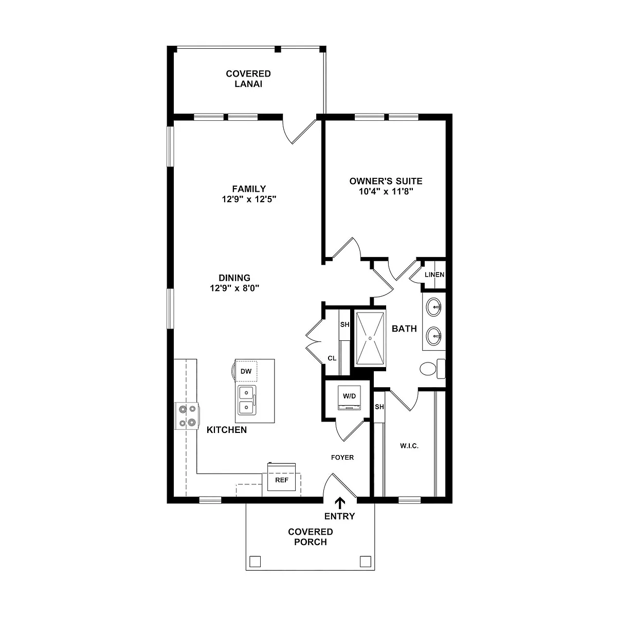 Floor plan Cherry Grove