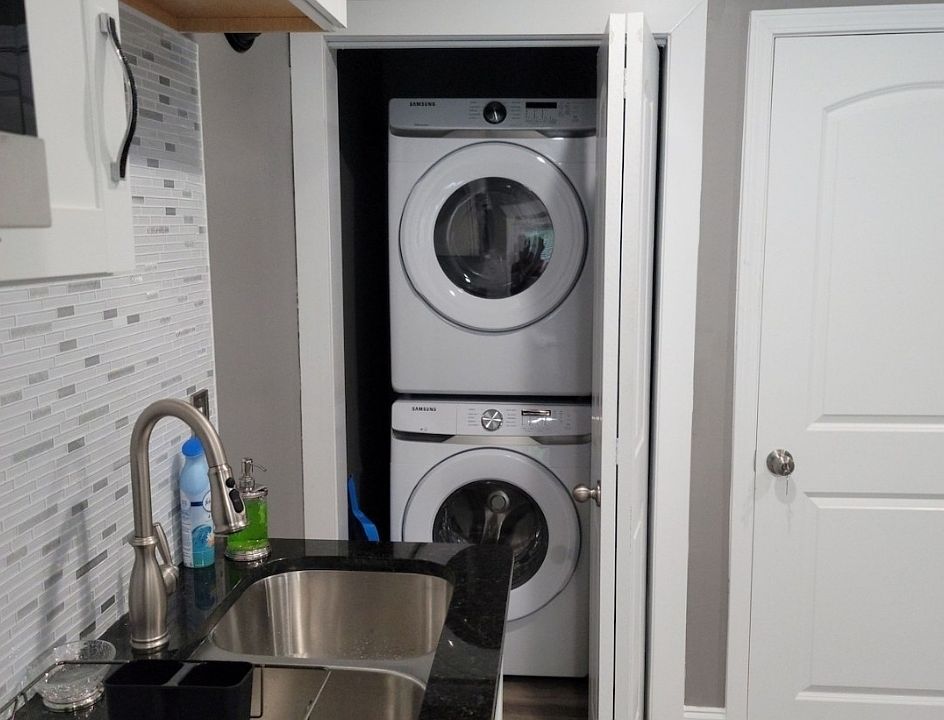 Washer and dryer