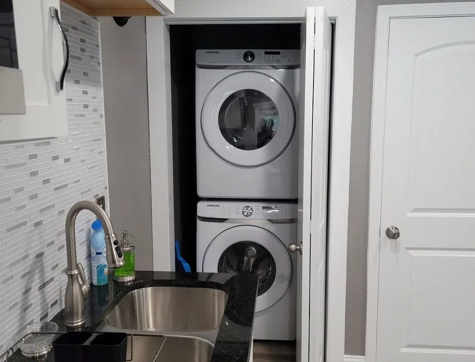 Washer and dryer
