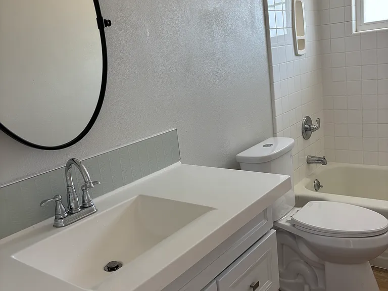 Restroom in hallway