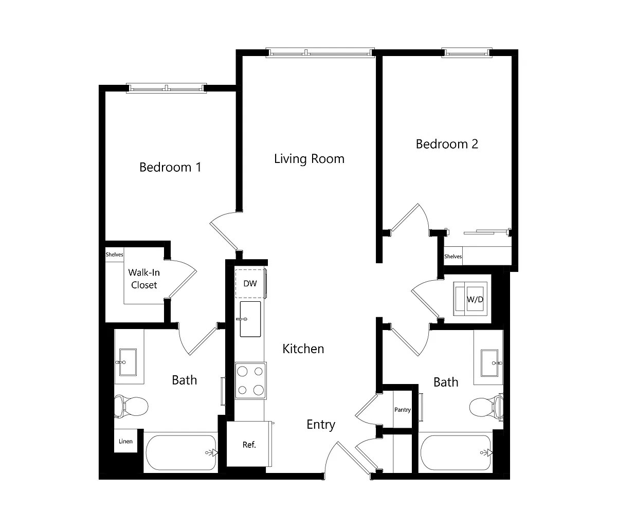 Floor plan B1