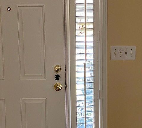 Security shutters/front door