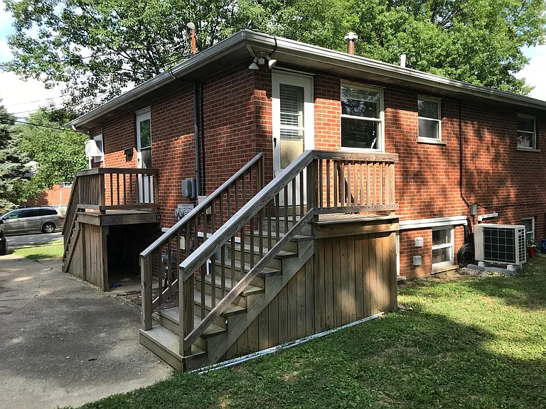 Rear entrance