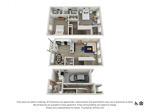 Floor plan The Morrisville Townhome