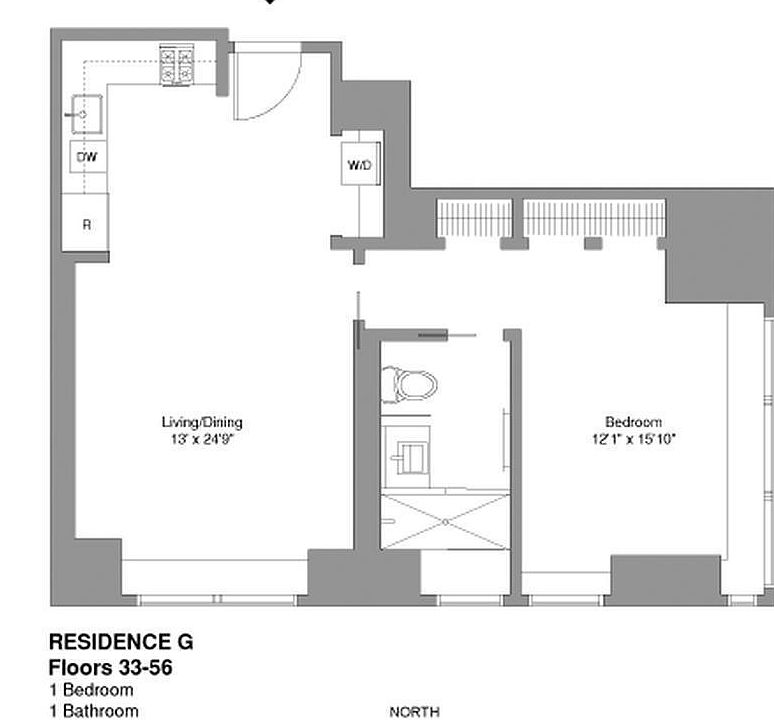 2nd image of 123 Washington St APT 46G